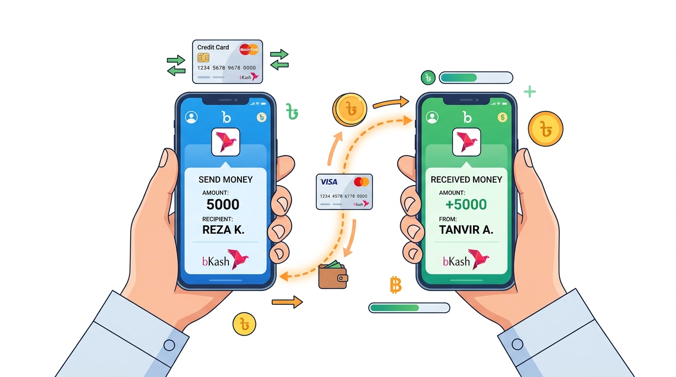 Pay Cashless for your Ride - bKash, Card & Digital Pay